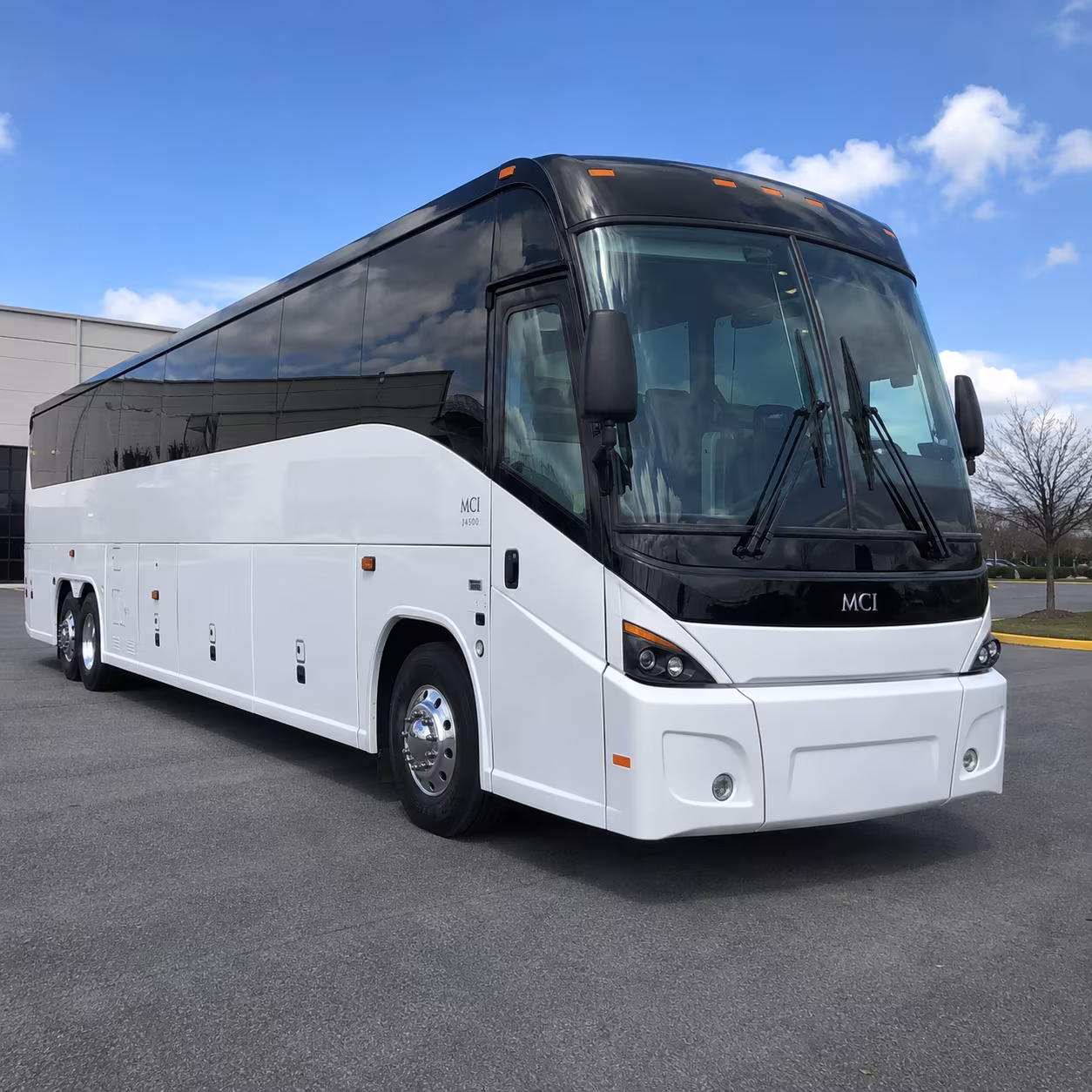 hoover charter bus rental exterior
