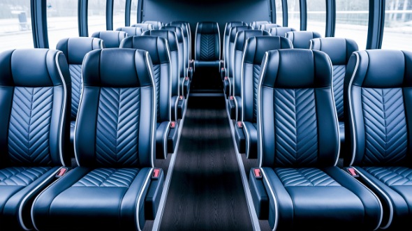 hoover 18 passenger minibus inside