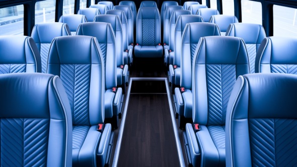 hoover 20 passenger minibus interior