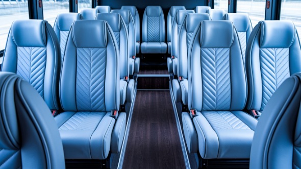 hoover 25 passenger minibus interior