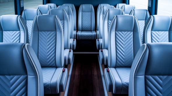 hoover 35 passenger minibus inside