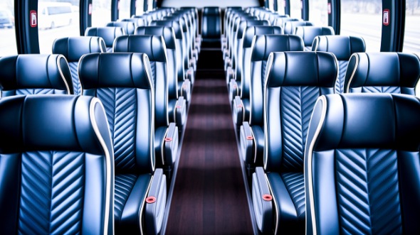 hoover 50 passenger charter bus inside