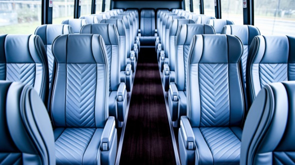 hoover 54 passenger charter bus interior