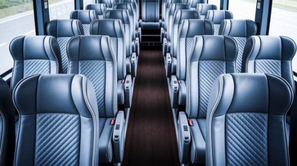 hoover 55 passenger charter bus interior