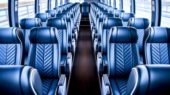 hoover 55 passenger charter bus rental
