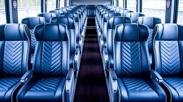 hoover 56 passenger charter bus rental
