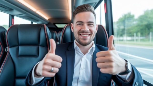 hoover corporate bus rental