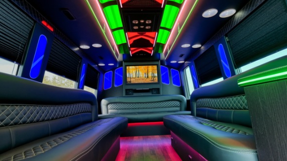 hoover sprinter limo rental interior