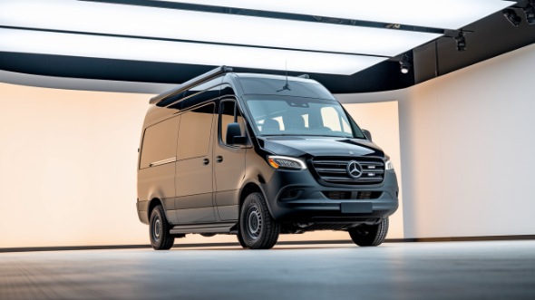 hoover sprinter van with driver