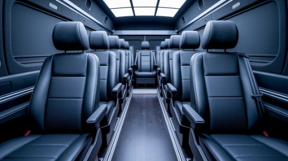 sprinter van with driver interior